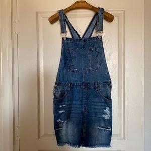 Jean Overall Skirt